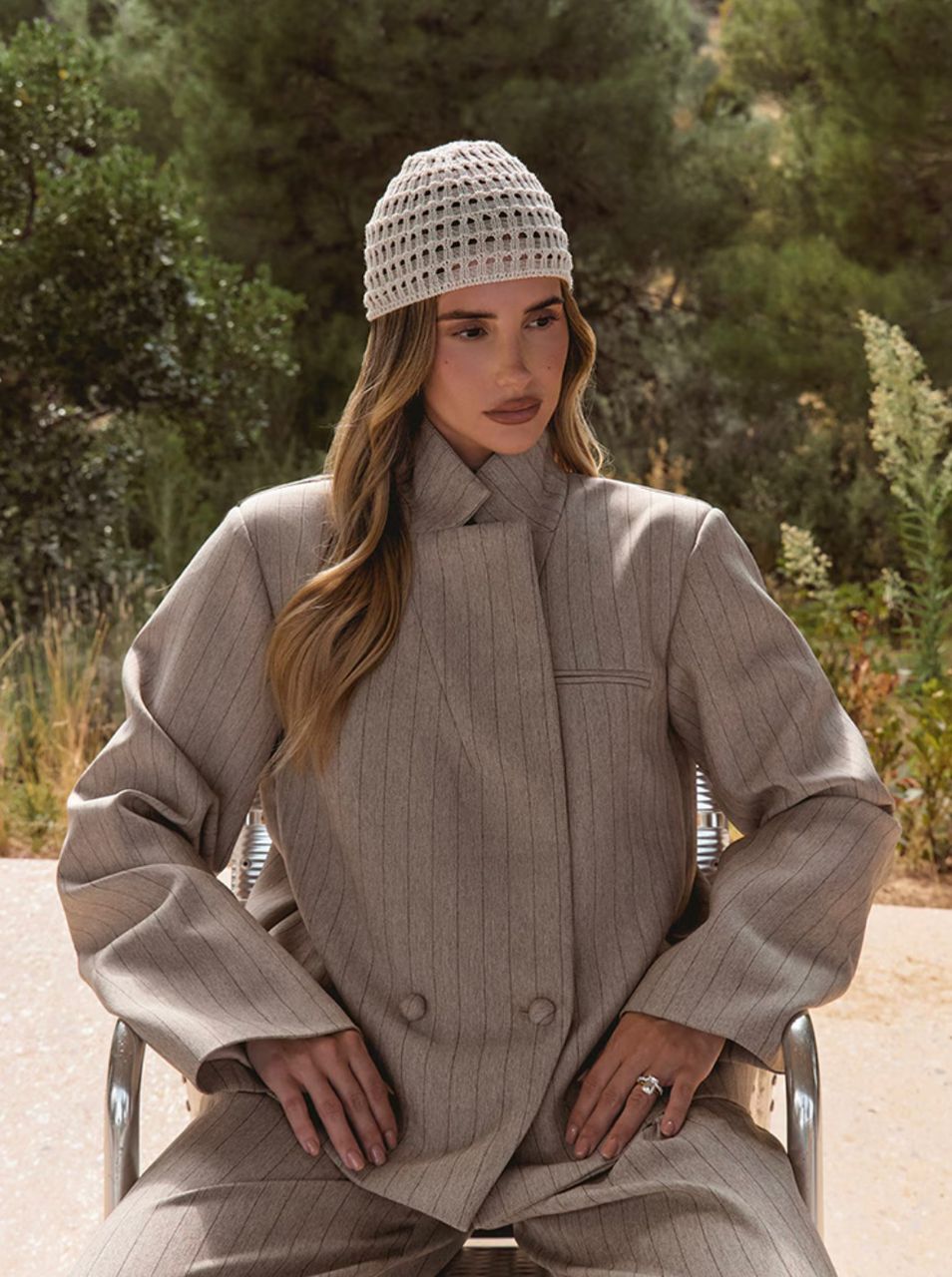 MIRO - costume rayures fines