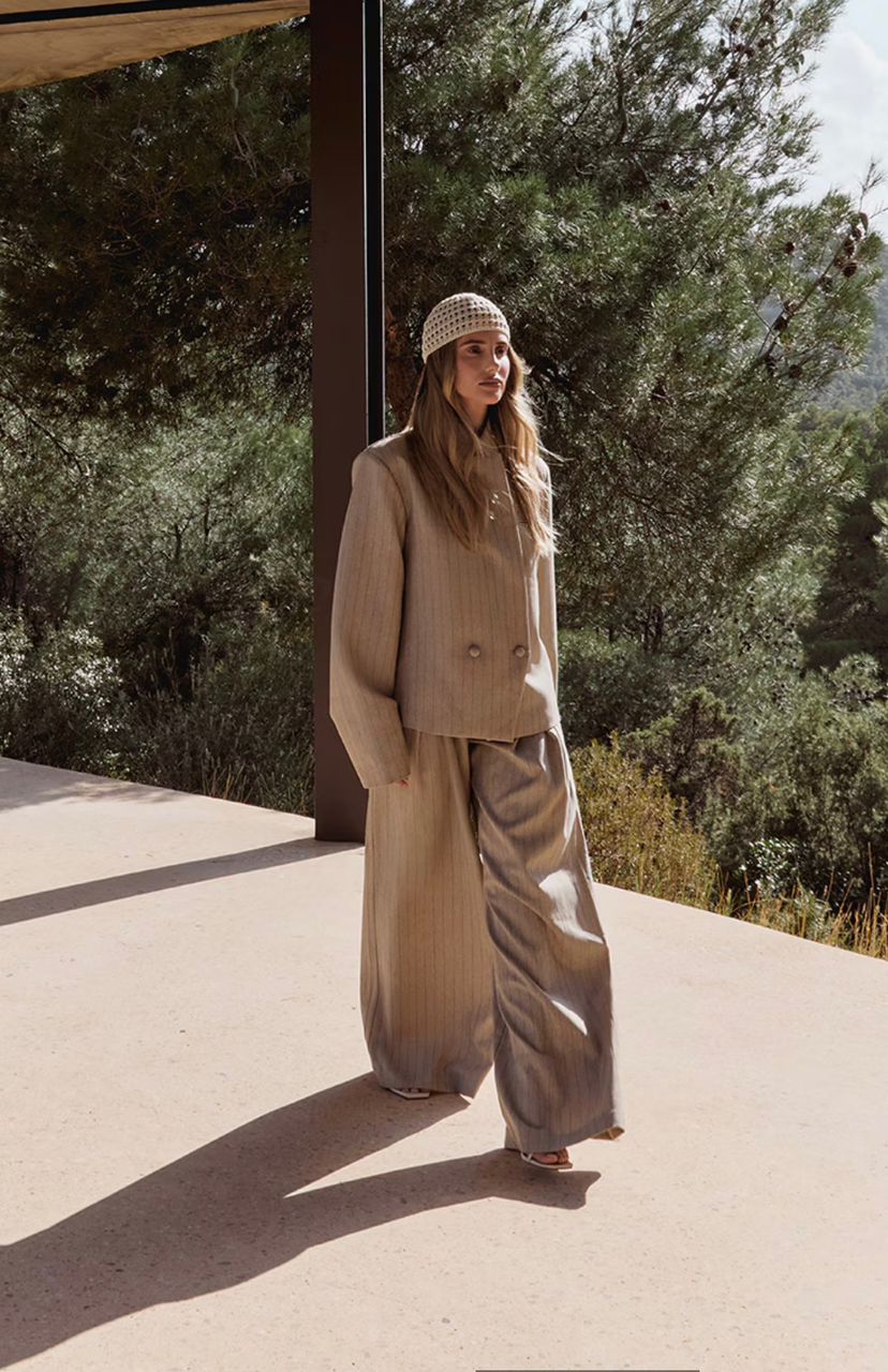 MIRO - costume rayures fines